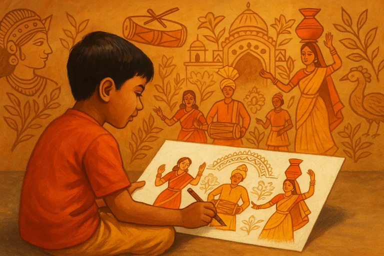 Drawing art and cultural organization